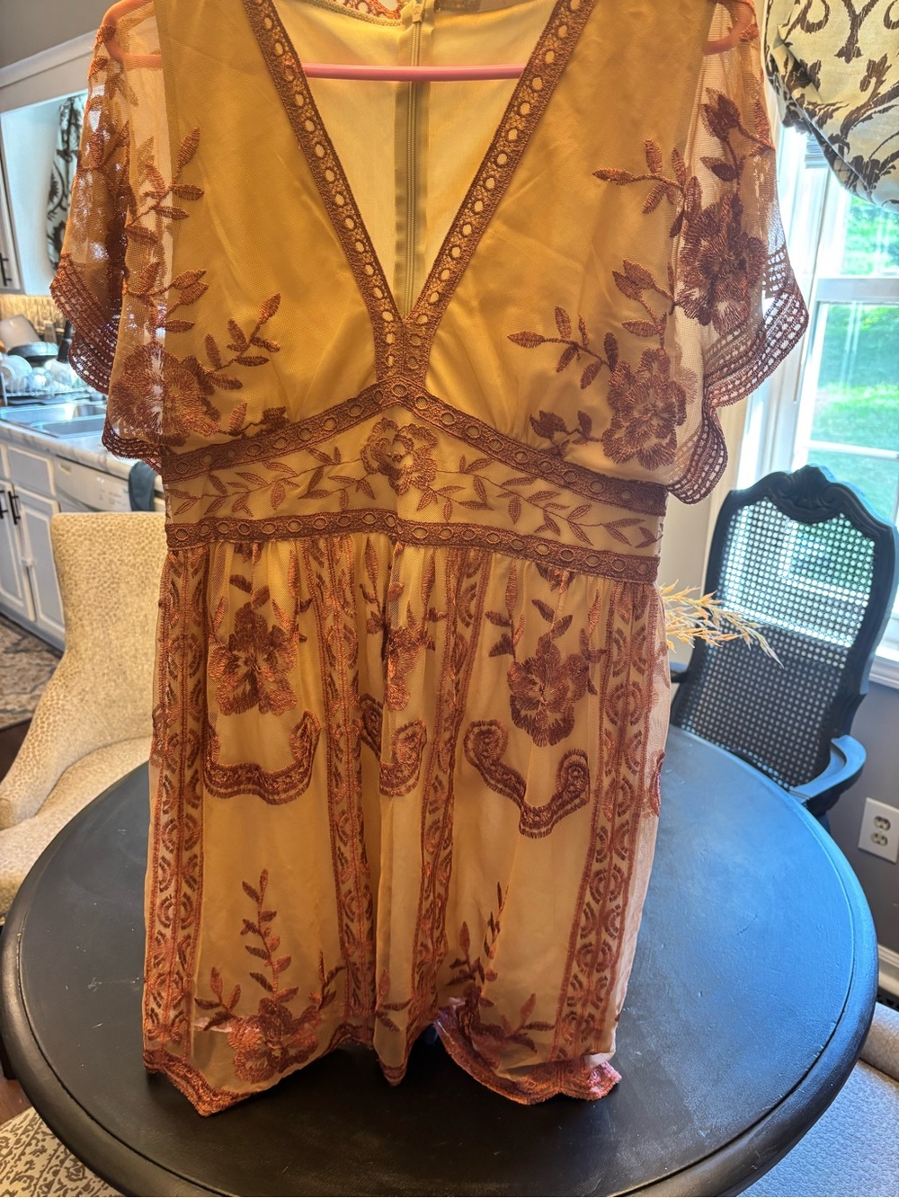 Altar’d State Embroidered V-Neck Dress